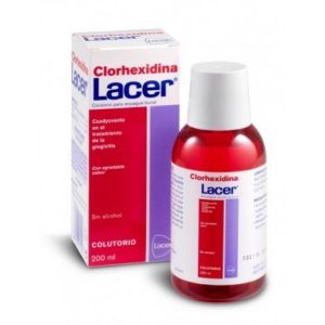 COLUTORIO CLORHEXIDINA LACER200 ML.