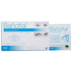 BAÑOFTAL TOALLITA OCULAR ESTERIL 20 TOALLITAS