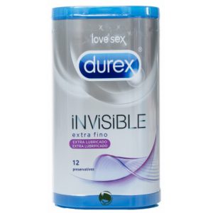 DUREX INVISIBLE EXTRA FINO EXTRA LUBRICADO PRESE