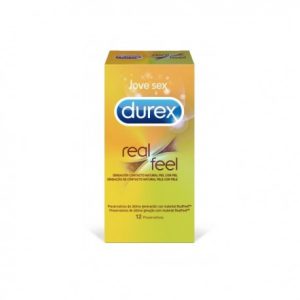 DUREX REAL FEEL PRESERVATIVO SIN LATEX 12 U