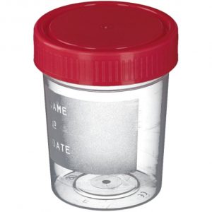 ENVASE ESTERIL ACOFAR ANALISIS 100 ML.