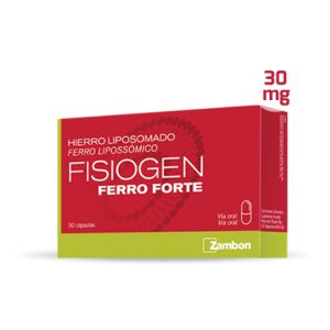 FISIOGEN FERRO* FORTE 30 CAPSULAS