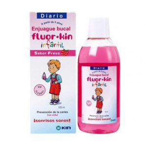 FLUORKIN INFANTIL ENJUAGUE FRESA 500 ML