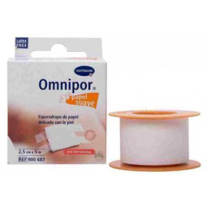 ESPARADRAPO OMNIPOR PAPEL 5MX2,5CM