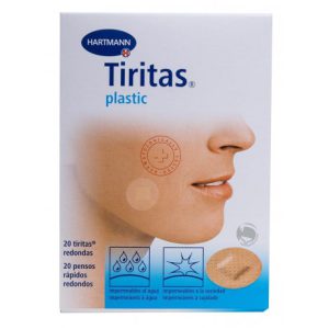 TIRITAS PLASTIC REDONDAS 22 MM. 20 UDS