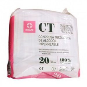 COMPRESAS INDAS DE ALGODON 20 U.I.