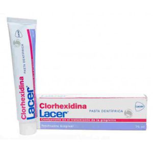 LACER PASTA DENTAL CLORHEXIDINA 75 ML.