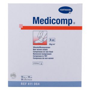 MEDICOMP ESTERIL GASA 10X10 CM 50 UDS