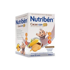 NUTRIBEN CACAO CON GALLETAS MARIA 1 ENVASE 500 g