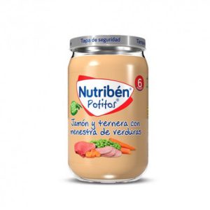 NUTRIBEN POLLO Y TERNERA CON VERDURITAS POTITO 2