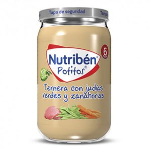 NUTRIBEN TERNERA CON JUDIAS VERDES Y ZANAHORIAS