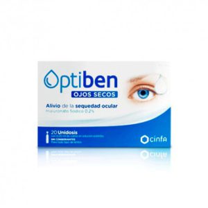 LUBRICANTE OCULAR OPTIBEN GOTAS 20 AMP