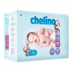 PAÑAL INFANTIL CHELINO FASHION & LOVE T- 3 (4 -